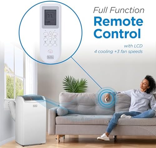 BLACKDECKER 14000 BTU Portable Air Conditioner with Heating