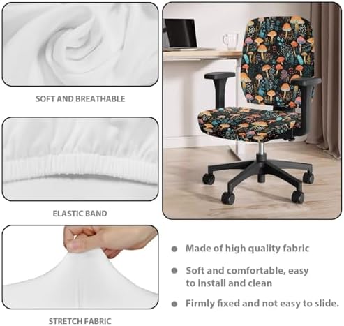 Oamsistay Stretchable Office Chair Cover for Armchairs and Gaming Chairs