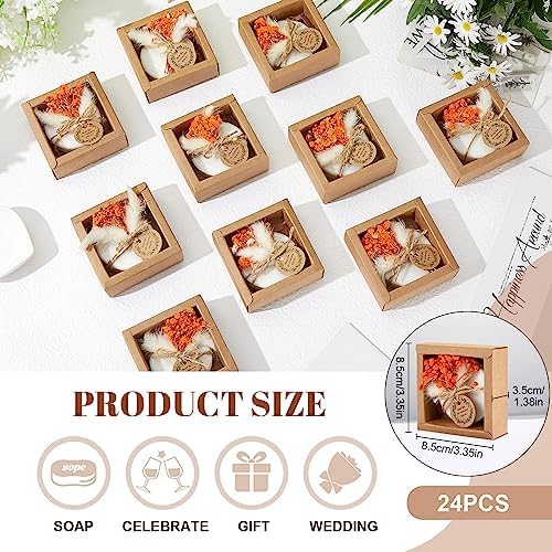 Demissle 24 Pack Scented Soap Wedding Favors
