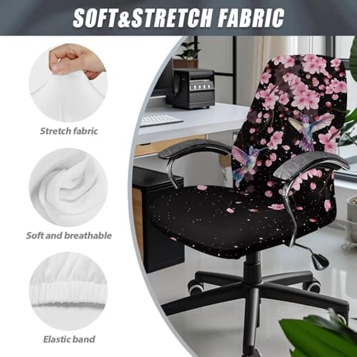 Talayituse Hummingbird Cherry Blossom Chair Covers