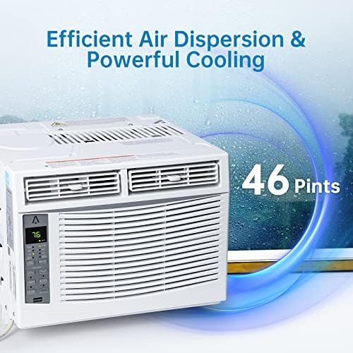 GAOMON 6000 BTU Window Air Conditioner with Remote and App Control