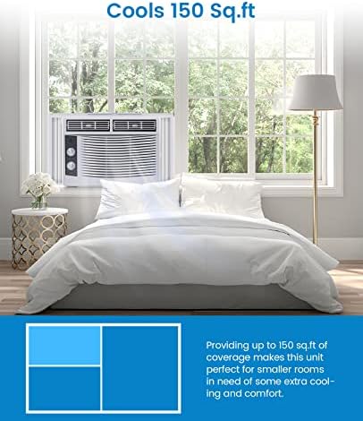 Adoolla 5000 BTU Window AC Unit White