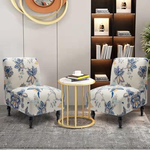 Liykimt Armless Chair Slipcover with Elastic Hem