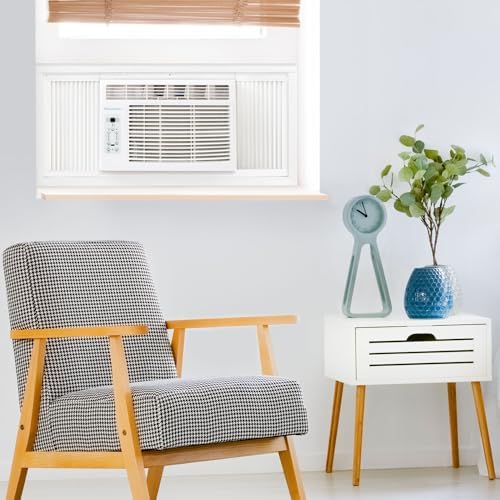 Keystone 6000 BTU Window Air Conditioner Dehumidifier with Smart Remote Control