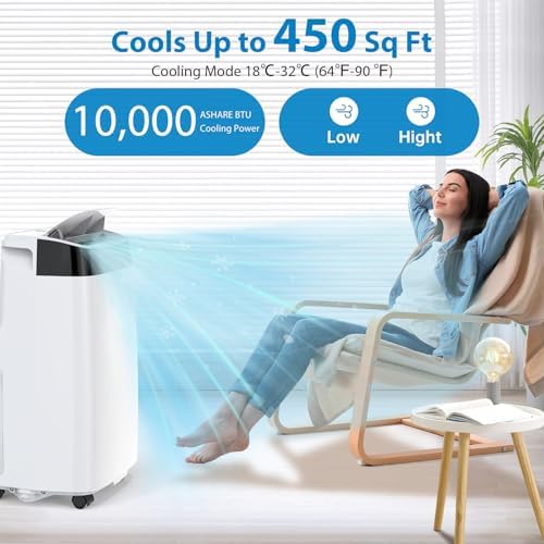 Garvee 10000BTU Portable AC Unit with Remote Control
