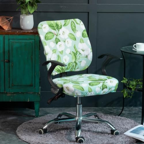 VIOKKO Office Chair Covers 2 Piece Stretchable Waterproof Slipcover
