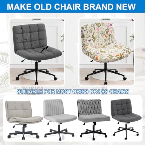 Levoberg Criss Cross Office Chair Slipcover 360 Fit