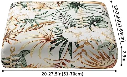 Fuloon Sofa Cushion Covers 2 PCS Stretch Printed Slipcovers