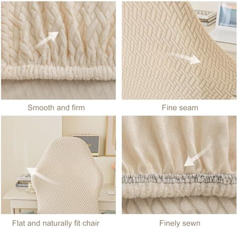 Elastic Chair Cover for Gaming Chair with Zipper Closure and Thickened Protection