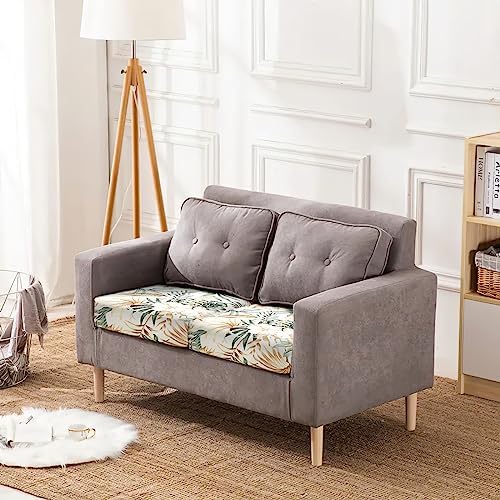 Fuloon Sofa Cushion Covers 2 PCS Stretch Printed Slipcovers