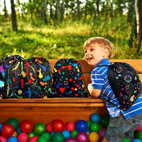 Marsui 24 Pcs Glowing Drawstring Bags for Party Favors