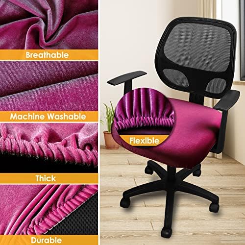 Yikko Velvet Chair Cushion Covers for 1496-1889 Inch Office Chair