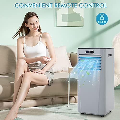 PETSITE Portable Air Conditioner 3-in-1 Cooling Dehumidifying Fan