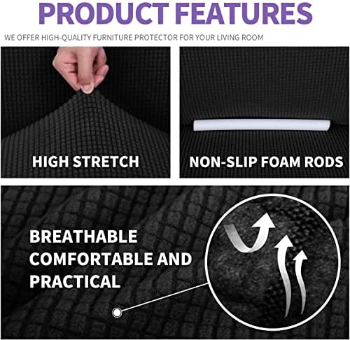 ZNSAYOTX 2 Piece Stretchable Chair Slipcovers