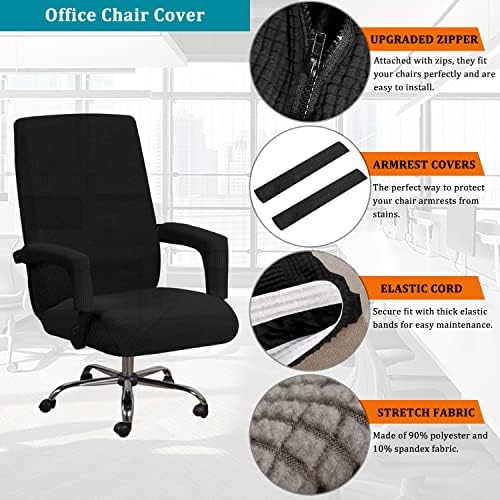 KAYBTNT Navy Blue XLarge Stretchable Office Chair Cover