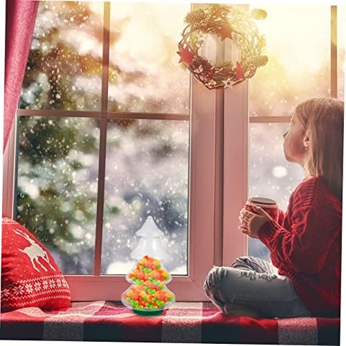 PRETYZOOM Christmas Tree Candy Jar for Party Favors