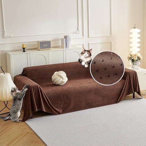 MYSKY HOME Sofa Cover for Cats and Dogs Chocolate 71x118