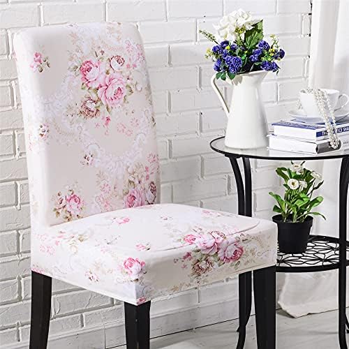 Celevingne Dining Chair Covers Set of 6 Stretch Soft Spandex