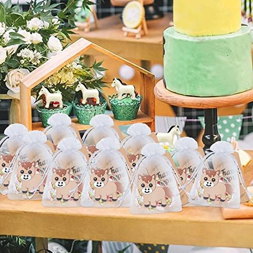 24 Pack Pony Keyring Pack for Party Favors