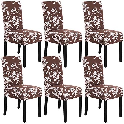 HVERSAILTEX Stretch Dining Chair Covers Set of 6