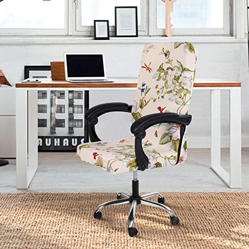SearchI Office Chair Cover with Durable Zipper and Stretchable Design