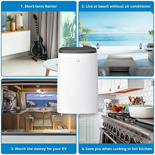 Acekool 14000 BTU Portable AC Unit with 3-in-1 Function