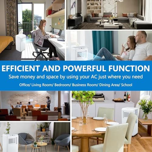 Garvee Portable AC 3 in 1 Cool Dehumidifier Fan