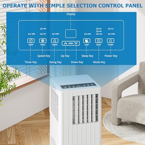 GARVEE 8000 BTU Portable AC with Remote Control