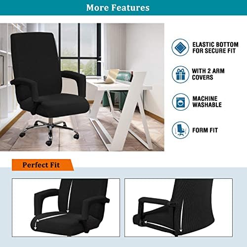 KAYBTNT Navy Blue XLarge Stretchable Office Chair Cover