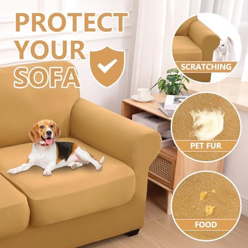 Hyha 2 Piece Chair Covers for Living Room