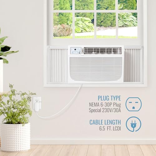 Keystone 24000 BTU Window AC with Heat and Dehumidifier White