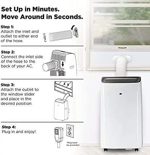 TCL 10P94C Portable Air Conditioner 10000 BTU White