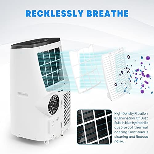 3-In-1 Smart Portable AC with 14000 BTU Cooling