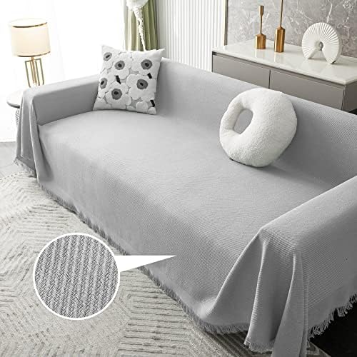 MYSKY HOME Sofa Slipcover for 3 Cushion L Shaped Sectional Couch