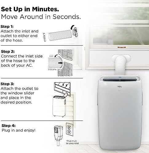 TCL 6P31C 6000 BTU 3-in-1 Fan AC Dehumidifier Portable Unit