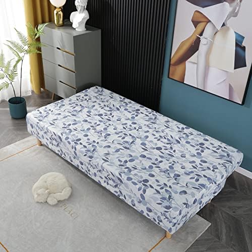 MIFXIN Stretch Armless Sofa Cover with Elastic Spandex