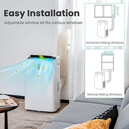 COSTWAY 14000 BTU Portable AC Unit with WiFi and Alexa Control