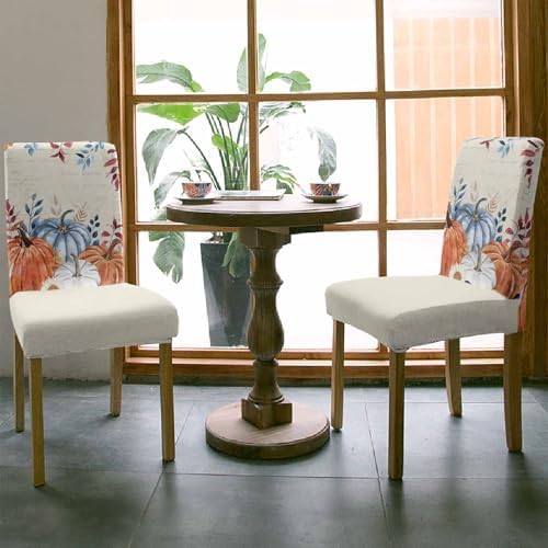 Savannan Thanksgiving Dining Chair Covers Set of 4