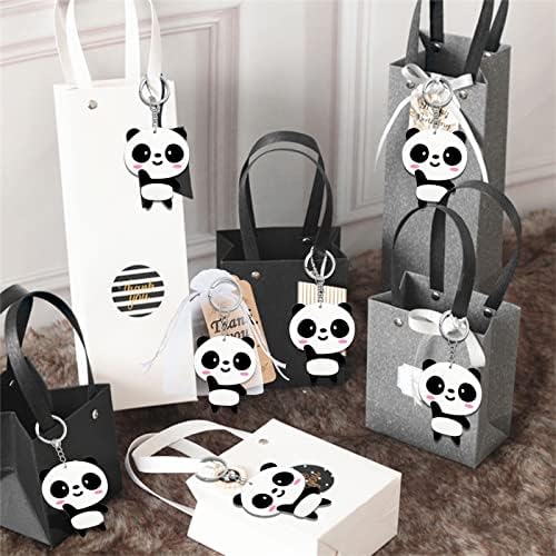 40 Pack Panda Keyring Pack - Party Favor for Panda Themed Party