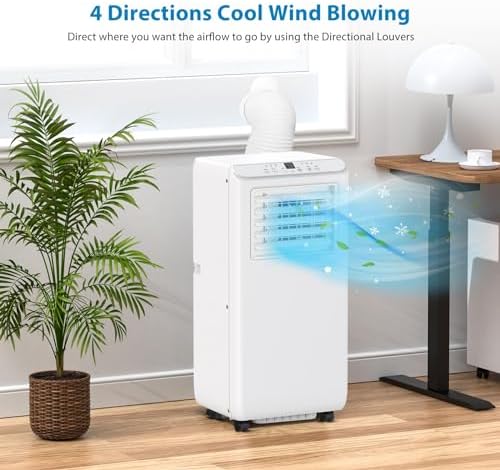 Takywep 10000 BTU Portable AC Unit with Dehumidifier and Fan