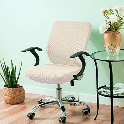 Gardaner Office Chair Cover Water Resistant Ivory
