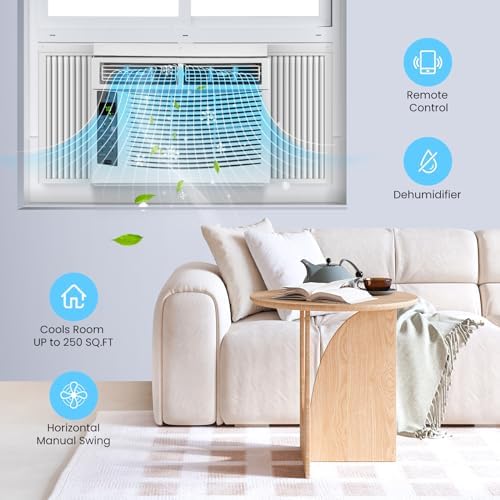 GAOMON 6000 BTU Window Air Conditioner with Remote and App Control 1