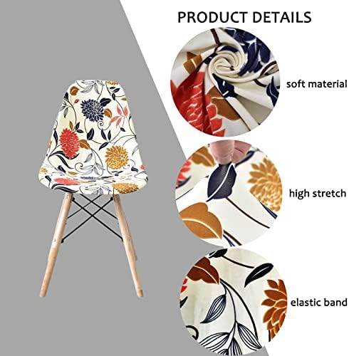 HAOYONG Waterproof Dining Chair Covers Set of 2