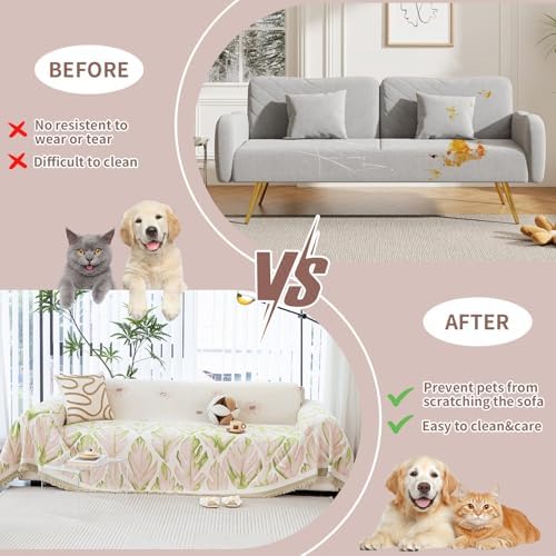 Floral Couch Cover Blanket for Dog 71x150
