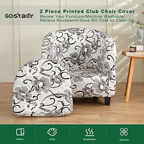 GOSTADY Club Chair Slipcover 2 Piece