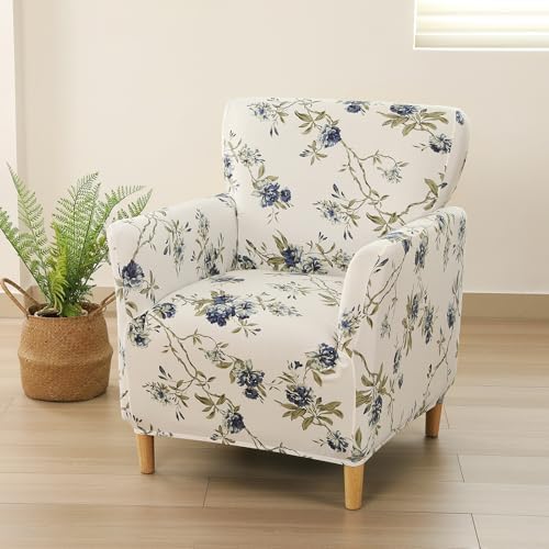 GOSTADY Printed Armchair Slipcover with Stretch Fit 1-Piece Cover