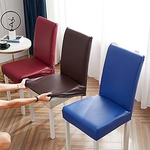 Shukii Stretch Dining Chair Covers Set of 2 Coffee