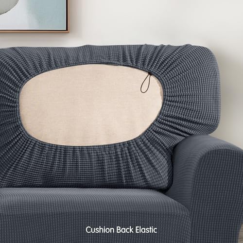 SUBRTEX 5 Piece Stretch Loveseat Slipcover Set