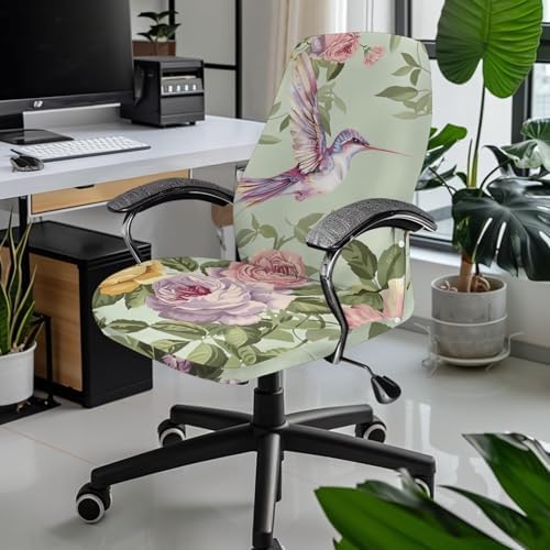 Hummingbird Office Chair Cover Washable Stretchable