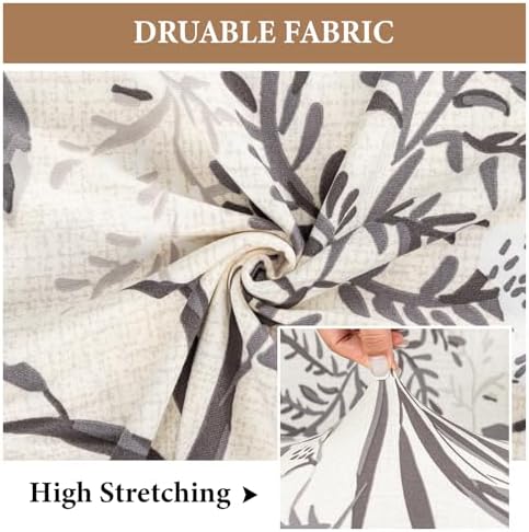 FUANGUI Armless Chair Cover Slipcover for Living Room